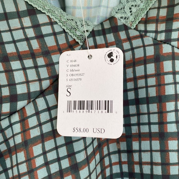 Free People Intimately Plaid Cami - Picture 5 of 7